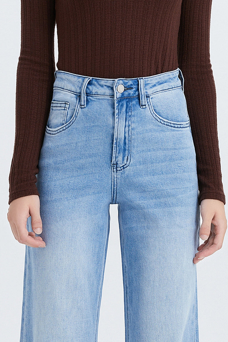 HIGH RISE WIDE LEG JEANS BYW8101