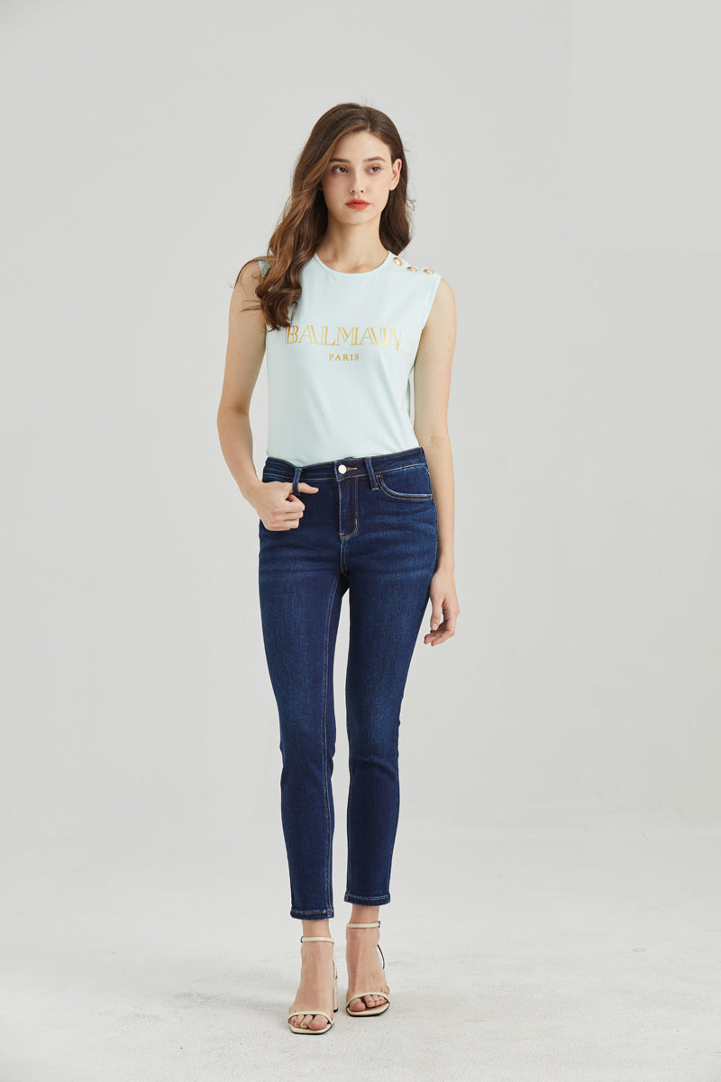 MID RISE SKINNY JEANS BYS2021