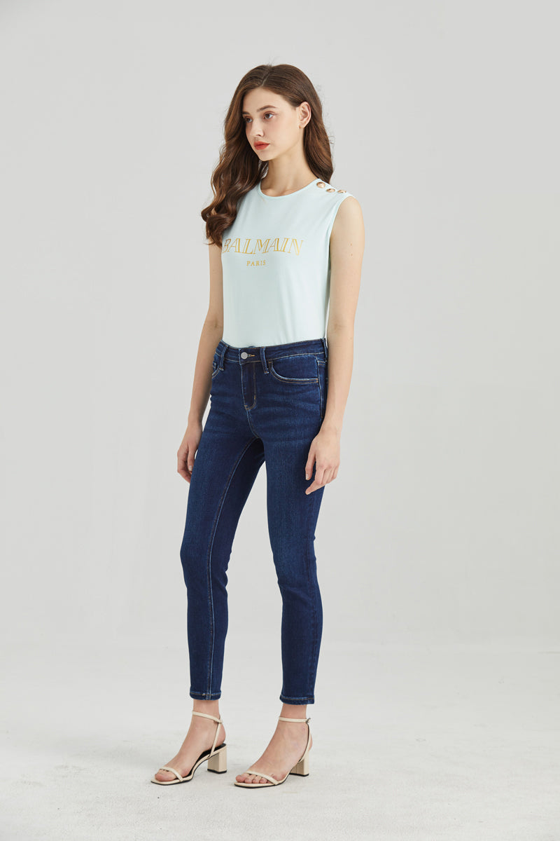 MID RISE SKINNY JEANS BYS2021