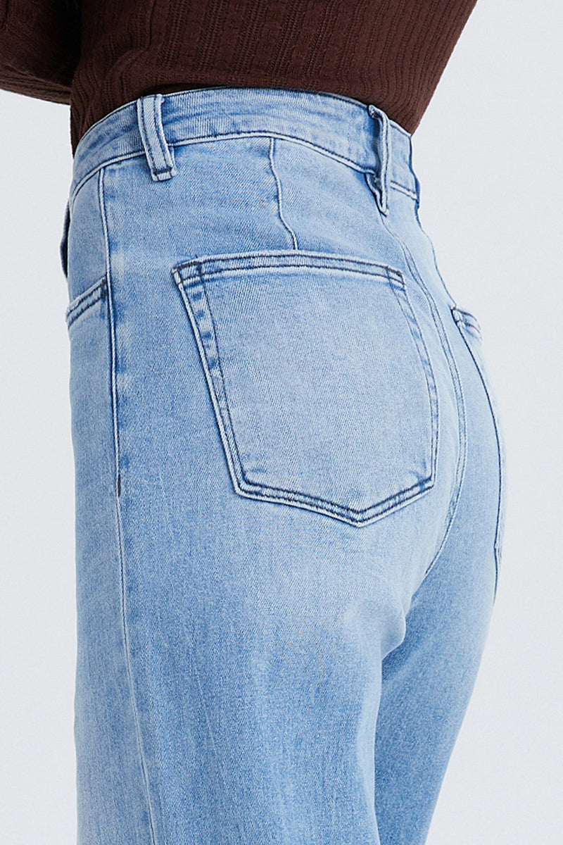 HIGH RISE WIDE LEG JEANS BYW8101