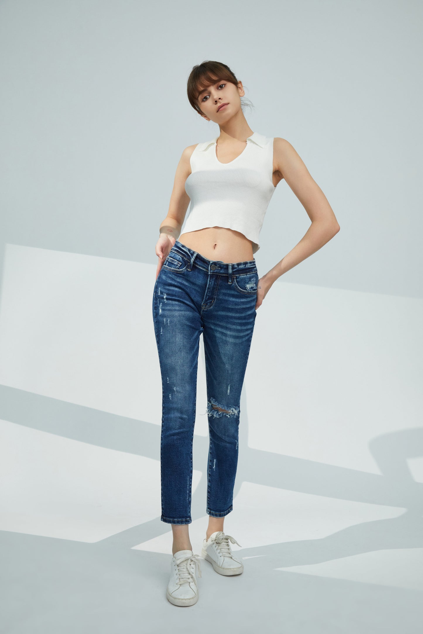 MID RISE SKINNY JEANS BYS2014