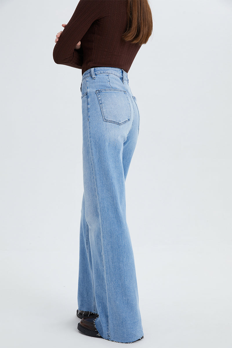 HIGH RISE WIDE LEG JEANS BYW8101