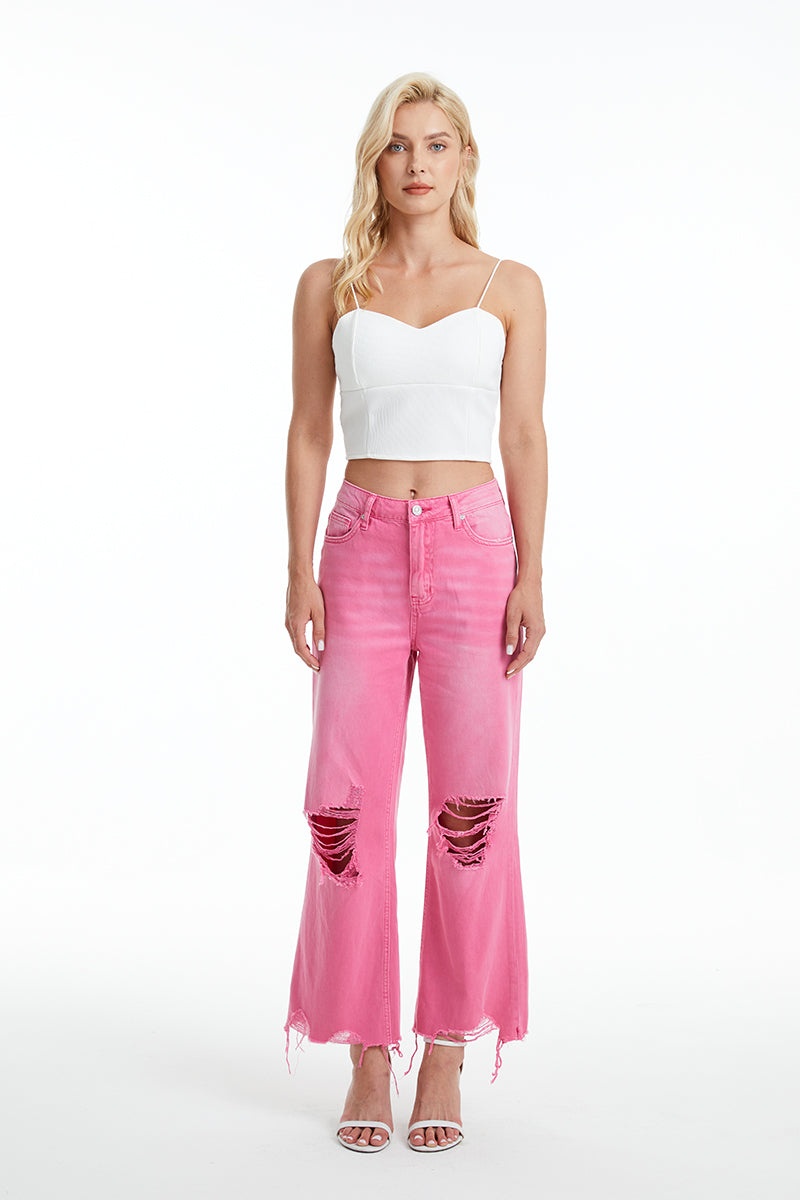 HIGH RISE VINTAGE CROP FLARE BYF1103 RAZ
