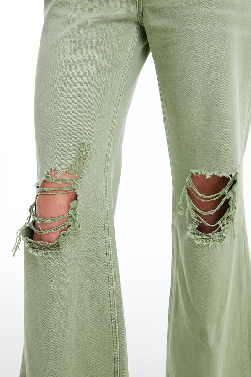 HIGH RISE VINTAGE CROP FLARE BYF1103 MULA