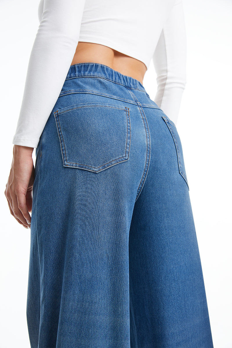 HIGH RISE WIDE LEG JEANS BYW8114