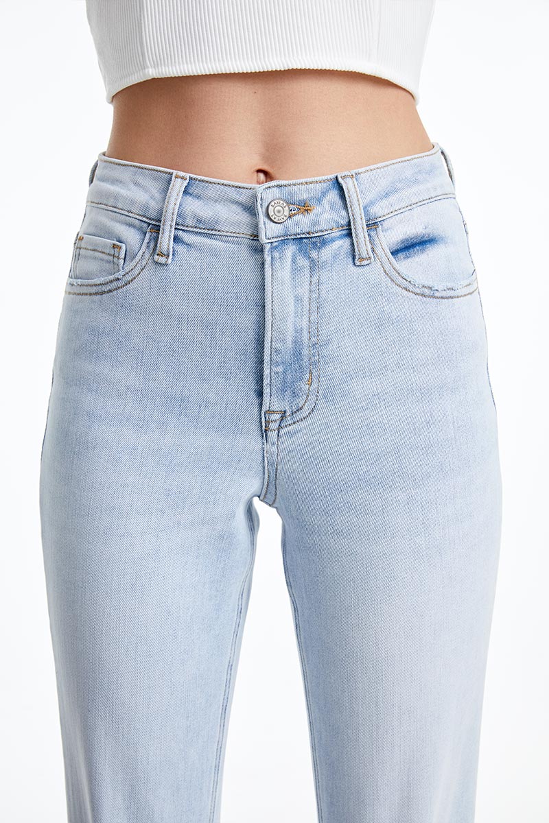 HIGH RISE STRAIGHT LEG JEANS BYT5145 LB