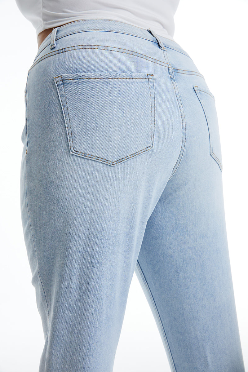 HIGH RISE STRAIGHT LEG JEANS BYT5145-P LB