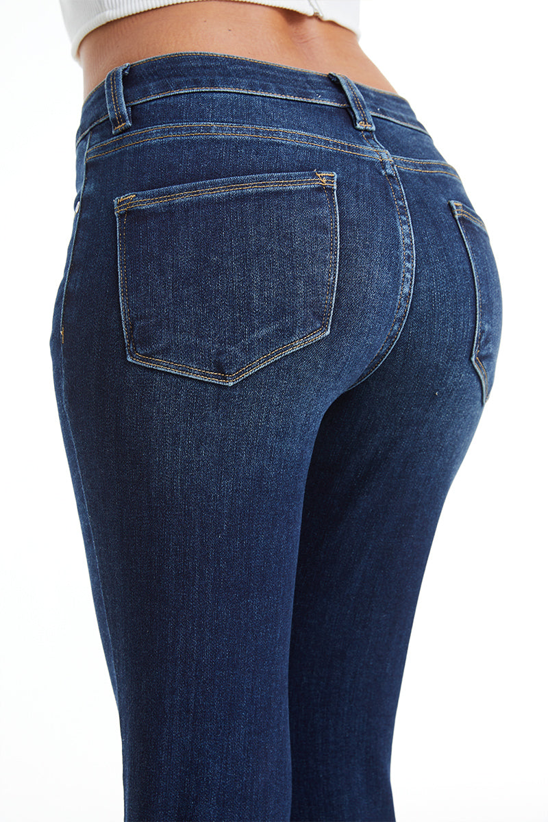 MID RISE STRAIGHT LEG JEANS BYT5001 DB