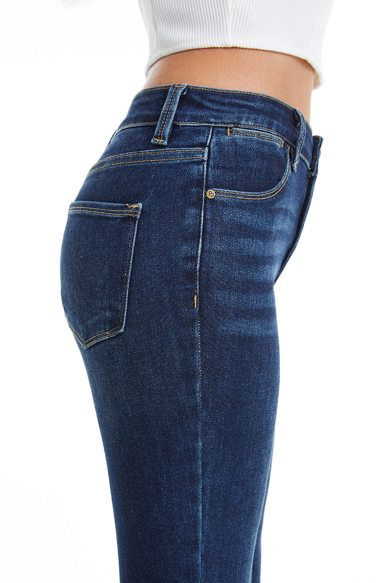 MID RISE STRAIGHT LEG JEANS BYT5001 DB