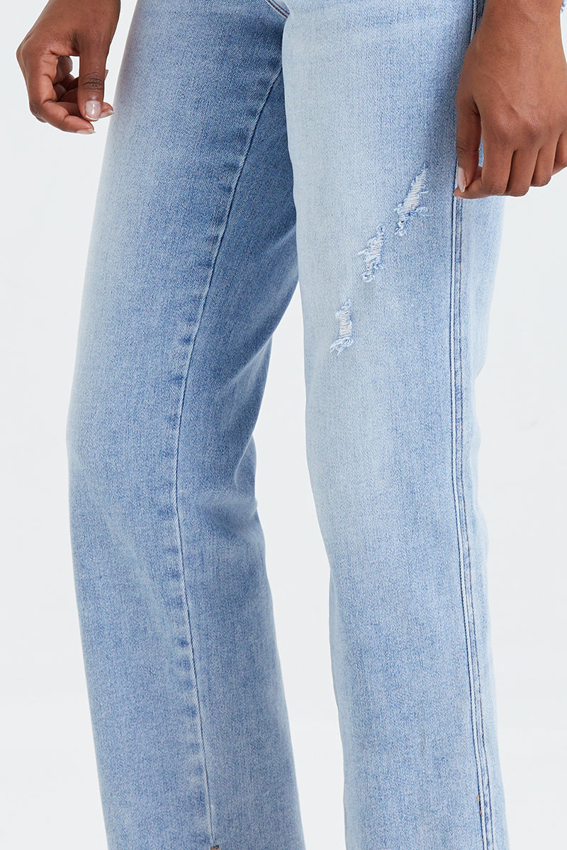 HIGH RISE STRAIGHT LEG JEANS BYT5016