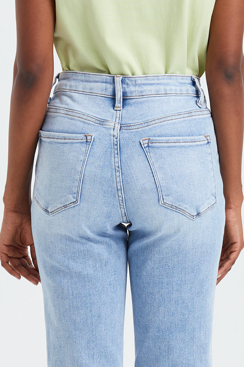 HIGH RISE STRAIGHT LEG JEANS BYT5016