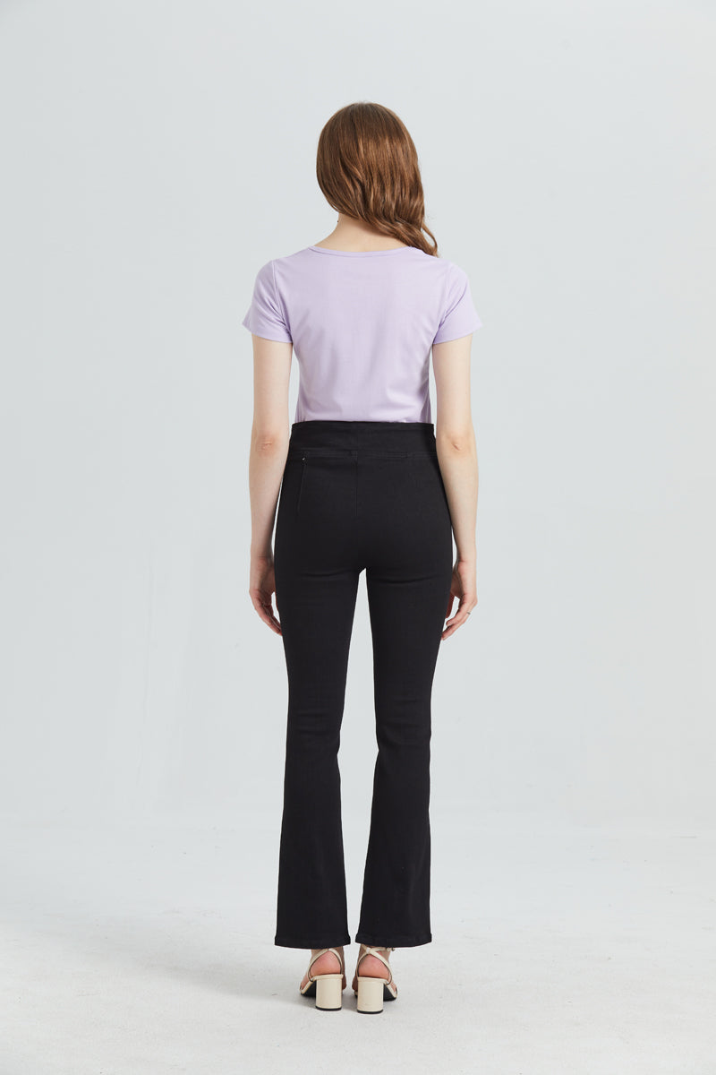 HIGH RISE FLARE JEANS BYF1070