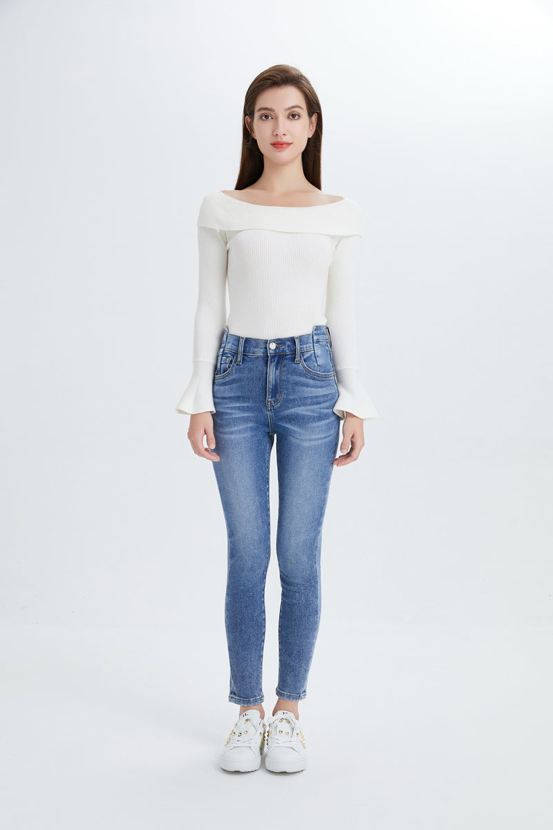 MID RISE SKINNY JEANS BYS2029M