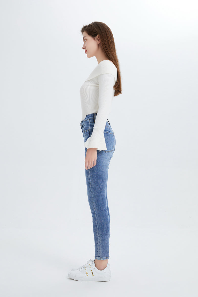 MID RISE SKINNY JEANS BYS2029M