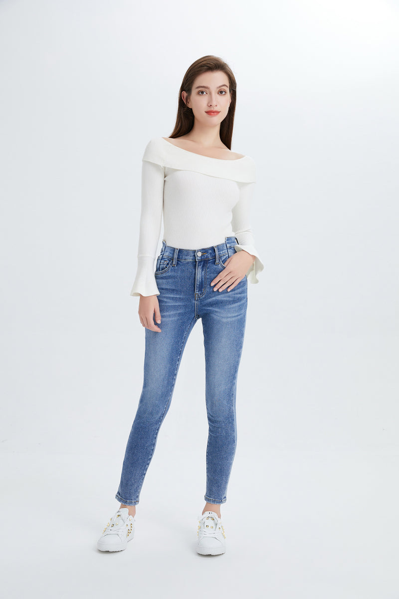 MID RISE SKINNY JEANS BYS2029M