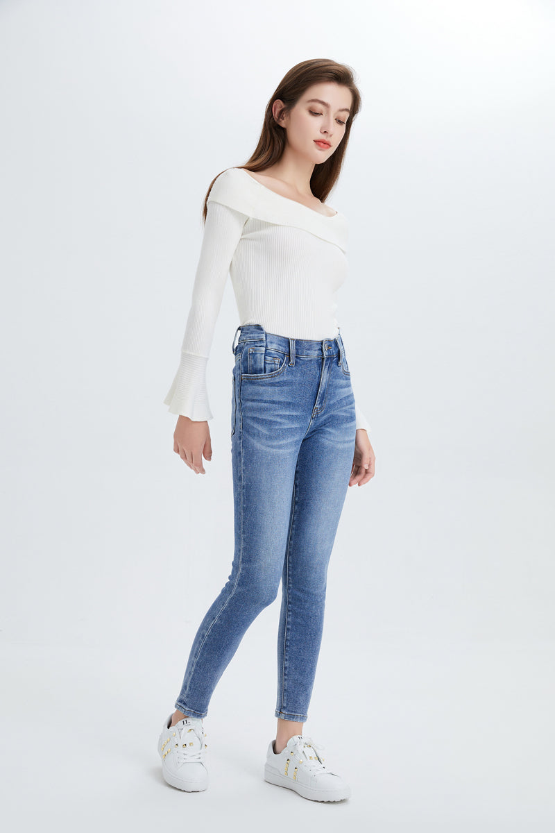 MID RISE SKINNY JEANS BYS2029M