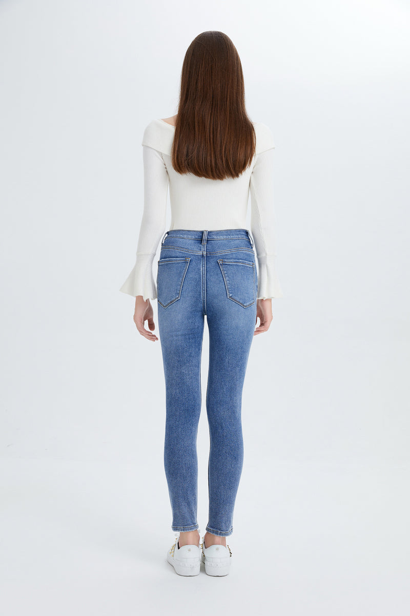 MID RISE SKINNY JEANS BYS2029M