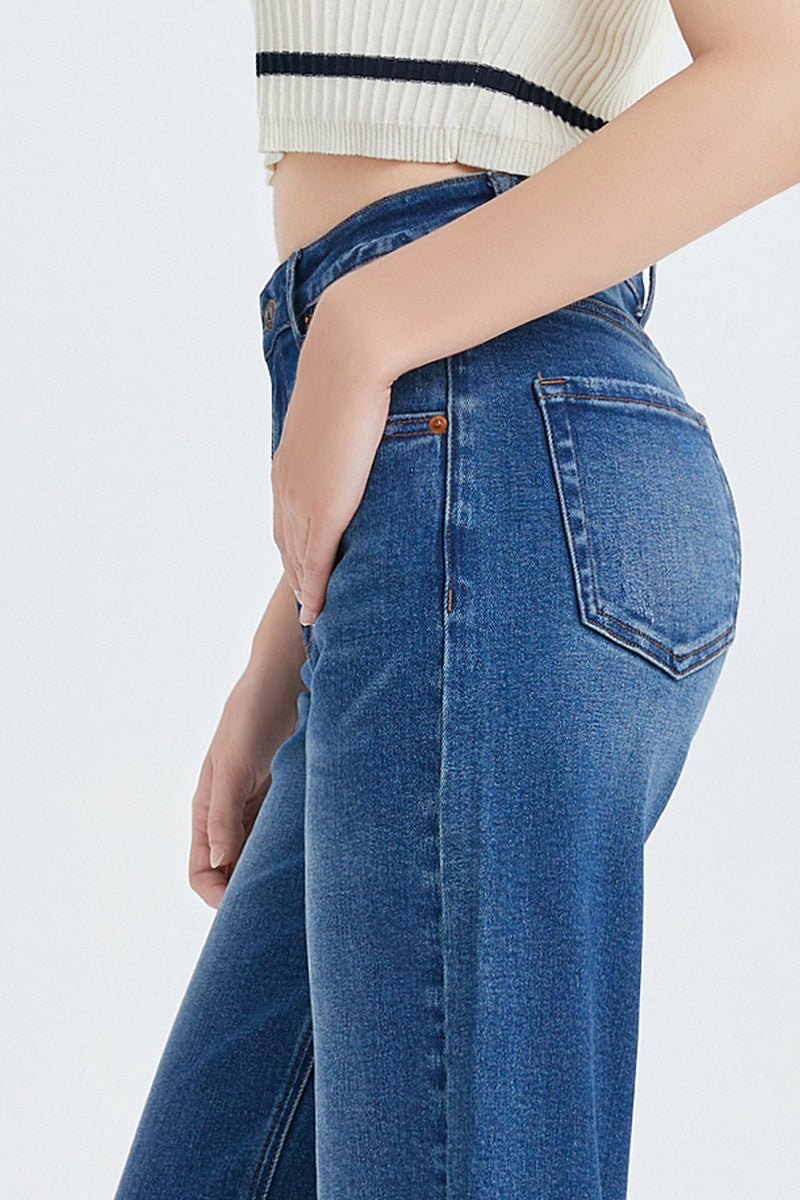 HIGH RISE WIDE LEG JEANS BYW8015