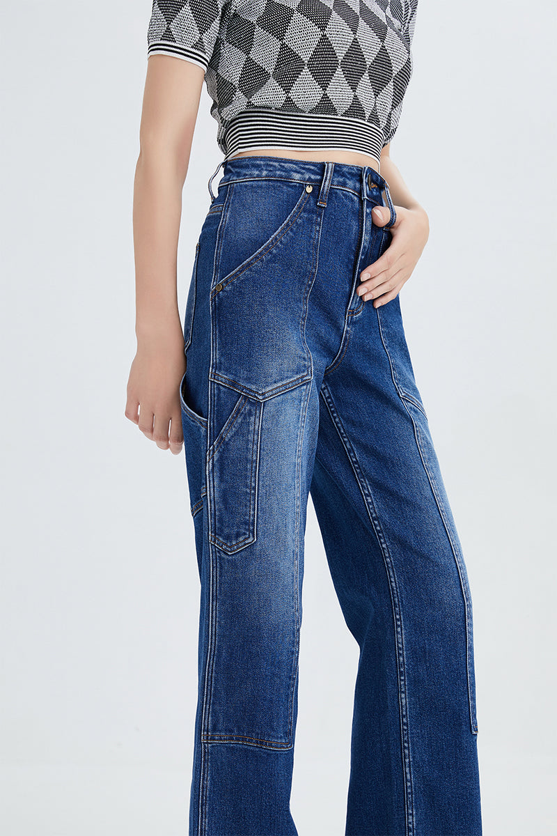 HIGH RISE WIDE STRAIGHT CROP BYW8099