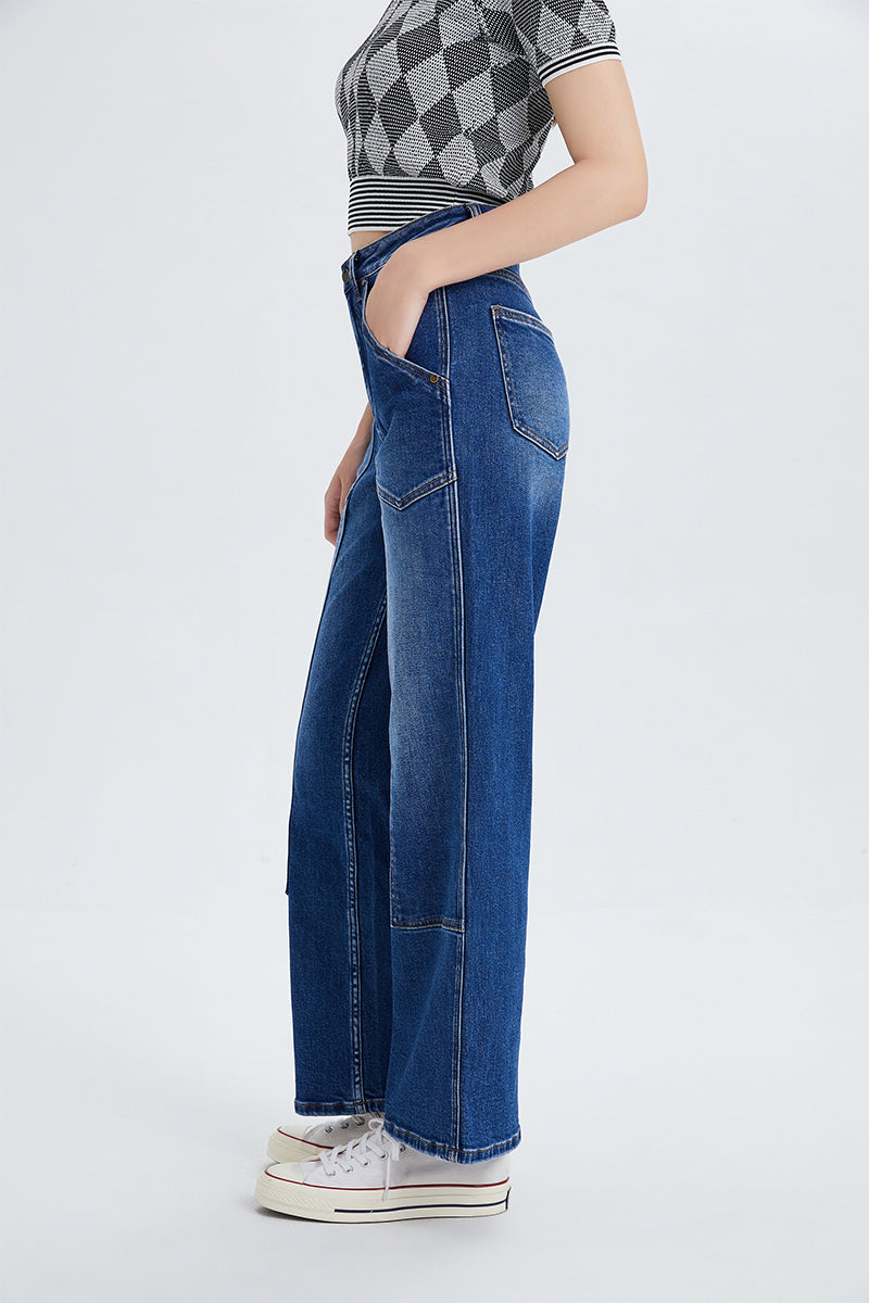 HIGH RISE WIDE STRAIGHT CROP BYW8099