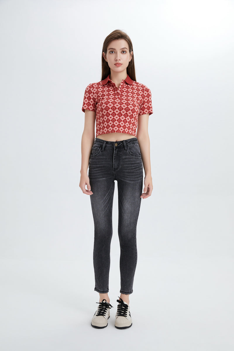HIGH RISE SKINNY JEANS BYS2026