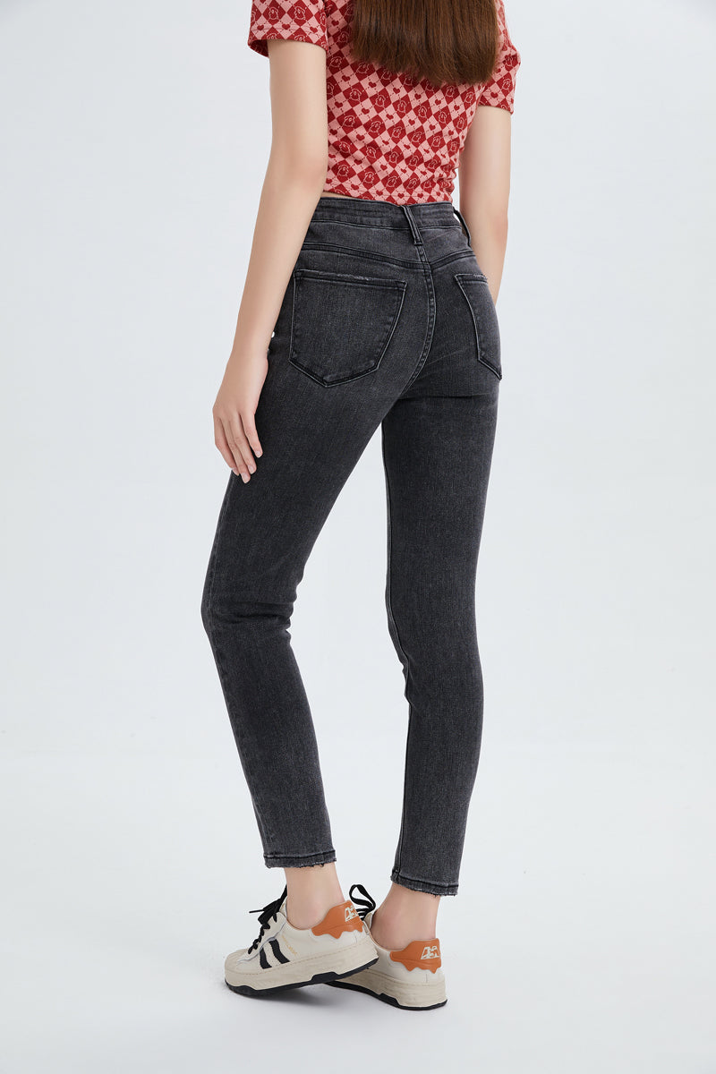 HIGH RISE SKINNY JEANS BYS2026