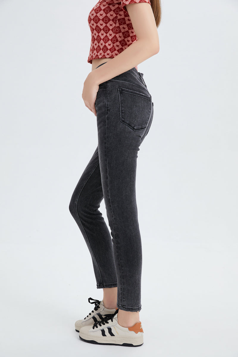 HIGH RISE SKINNY JEANS BYS2026