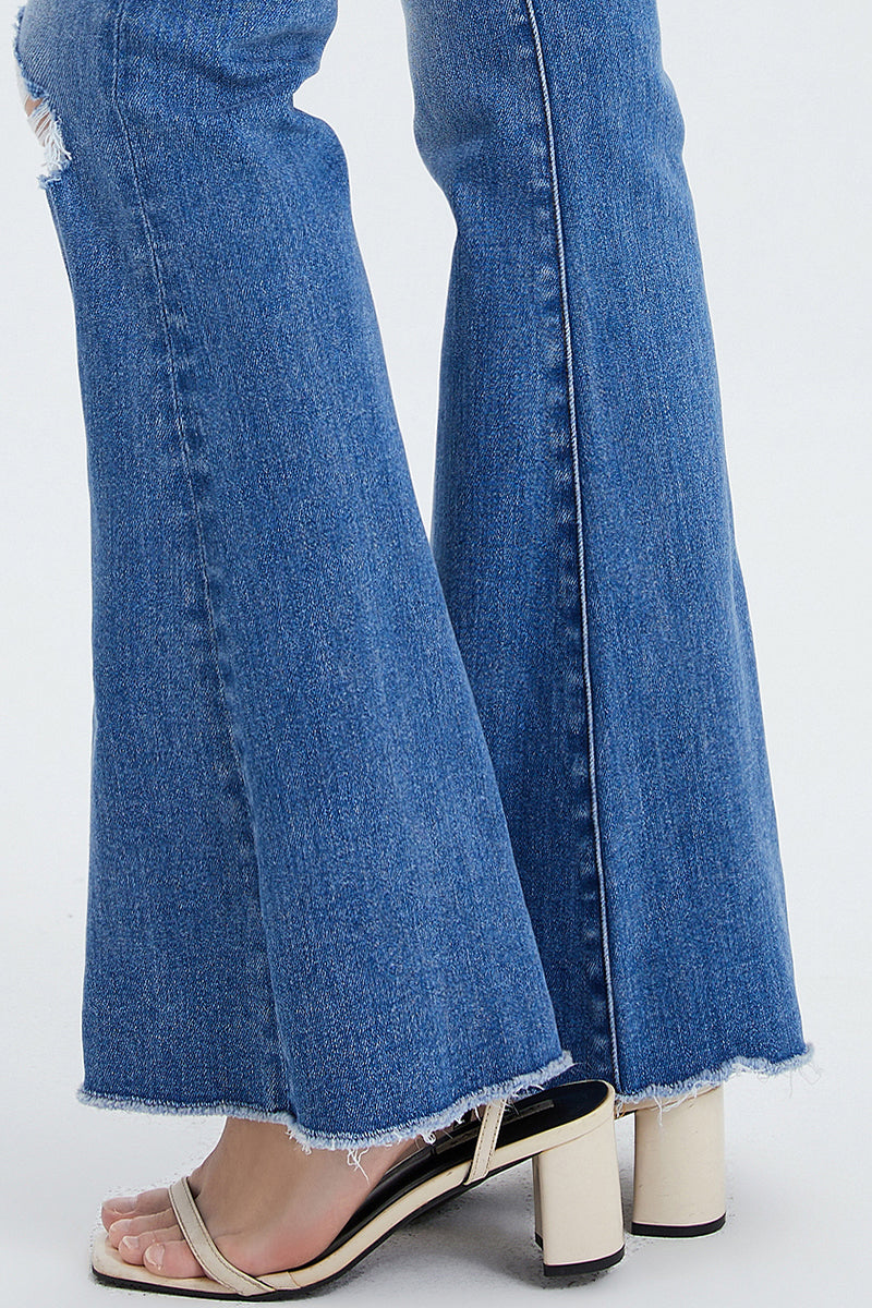 MID RISE FLARE JEANS BYF1011 MB