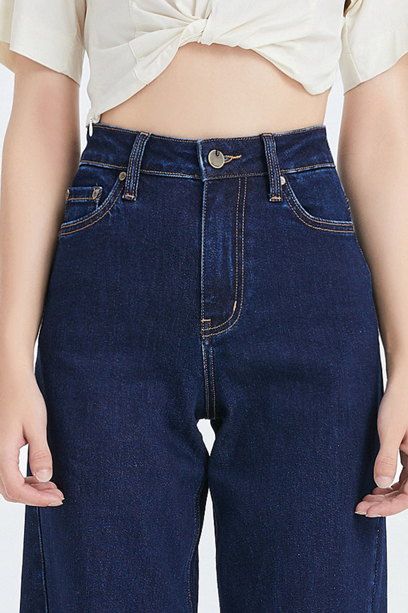 HIGH RISE WIDE LEG JEANS BYW8052