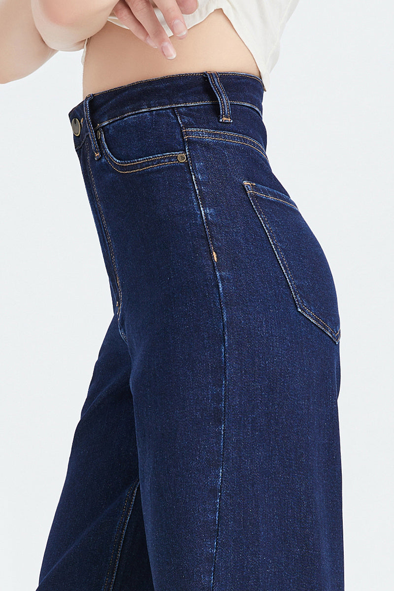 HIGH RISE WIDE LEG JEANS BYW8052