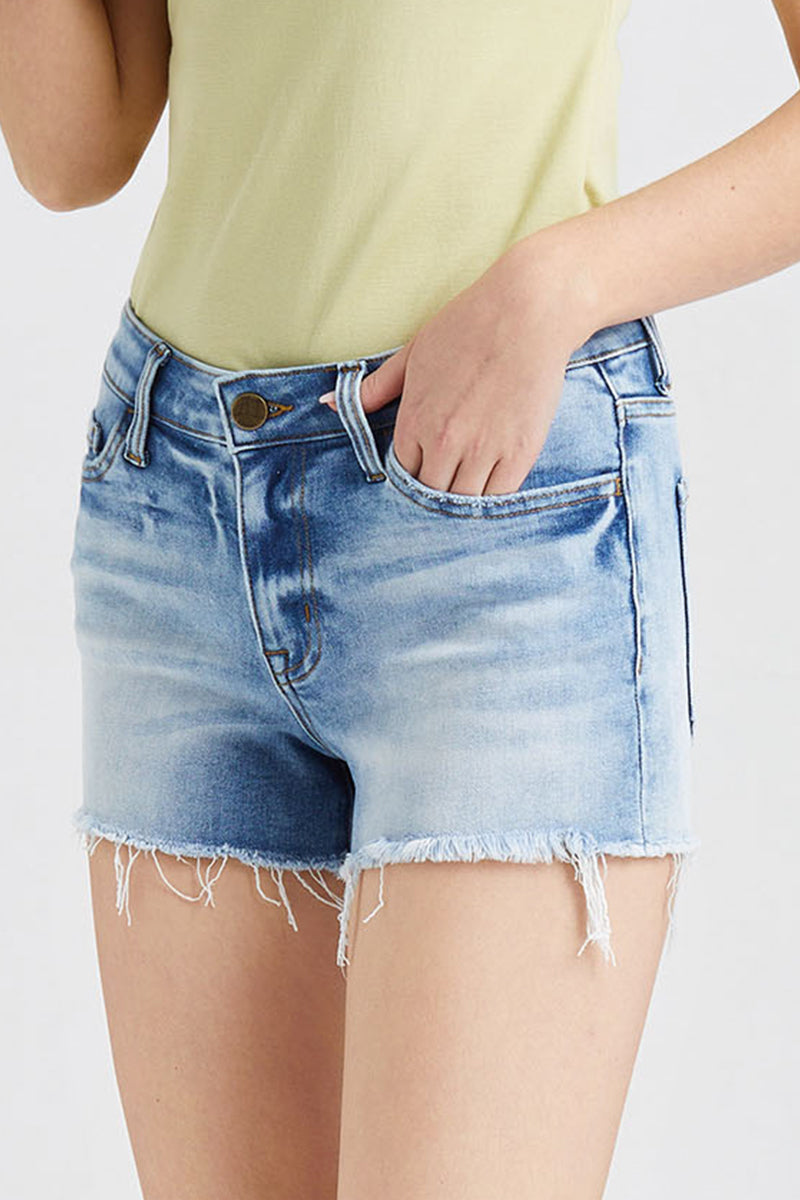MID RISE DENIM SHORTS BYH6012