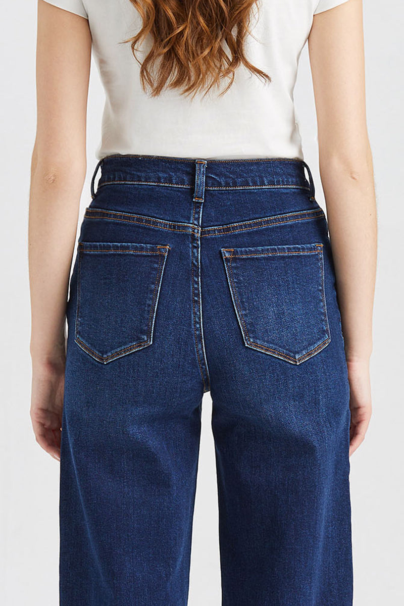 HIGH RISE WIDE LEG JEANS BYW8002