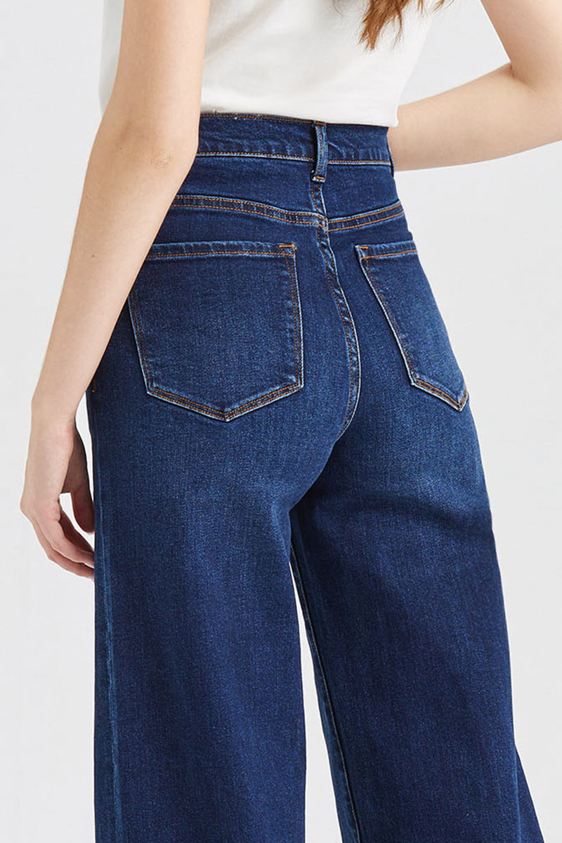 HIGH RISE WIDE LEG JEANS BYW8002