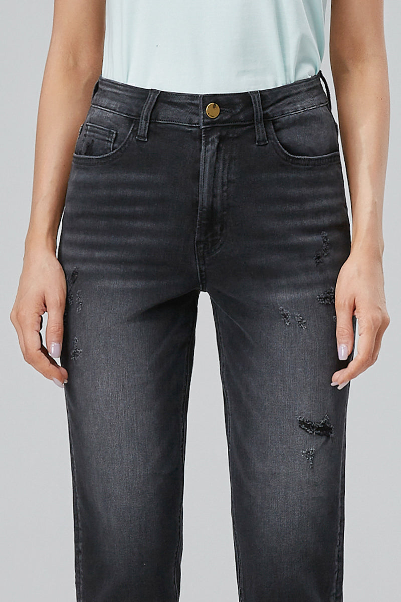 HIGH RISE MOM JEANS BYM3013