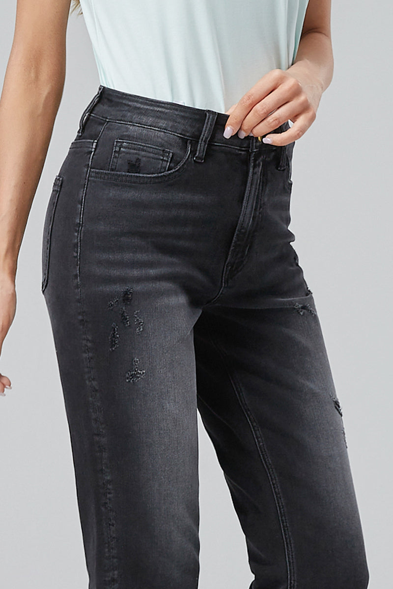 HIGH RISE MOM JEANS BYM3013