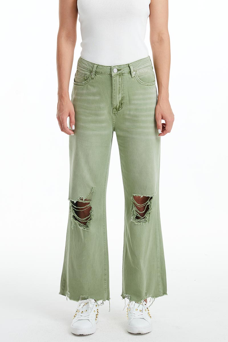 HIGH RISE VINTAGE CROP FLARE BYF1103 MULA