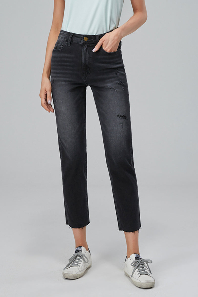 HIGH RISE MOM JEANS BYM3013