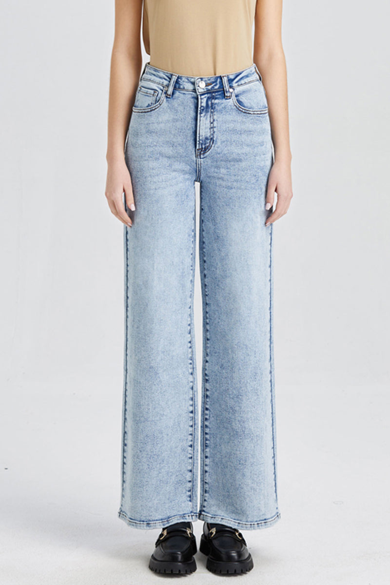 HIGH RISE WIDE LEG JEANS BYW8007