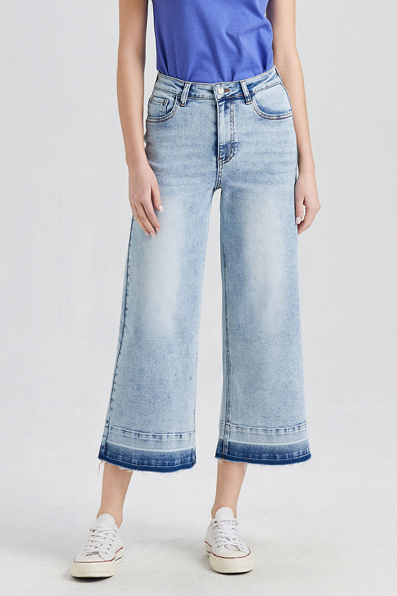 HIGH RISE WIDE LEG JEANS BYW8006