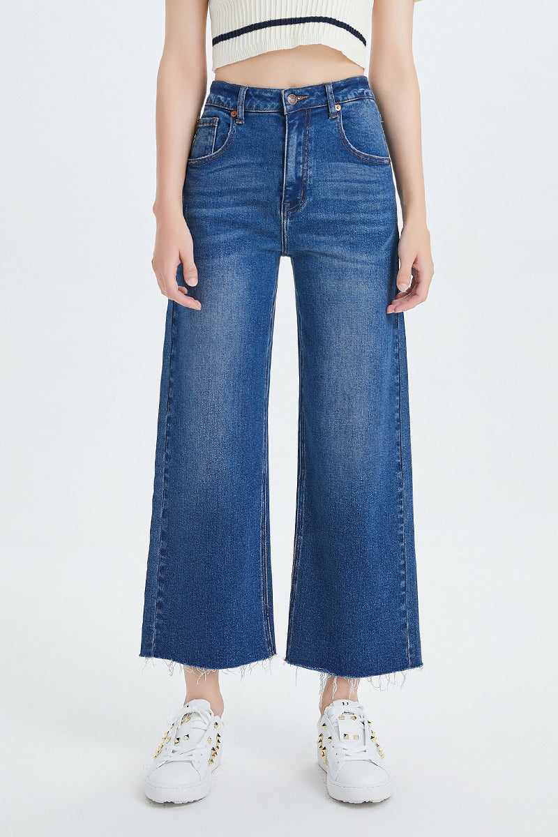 HIGH RISE WIDE LEG JEANS BYW8015