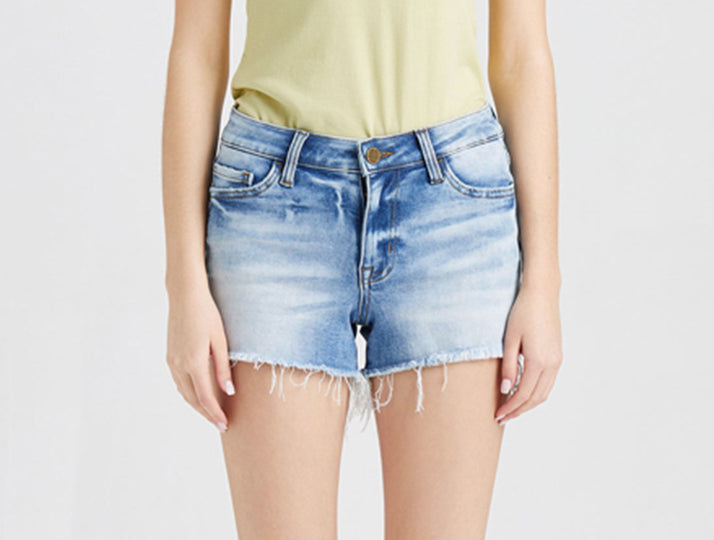 MID RISE DENIM SHORTS BYH6012
