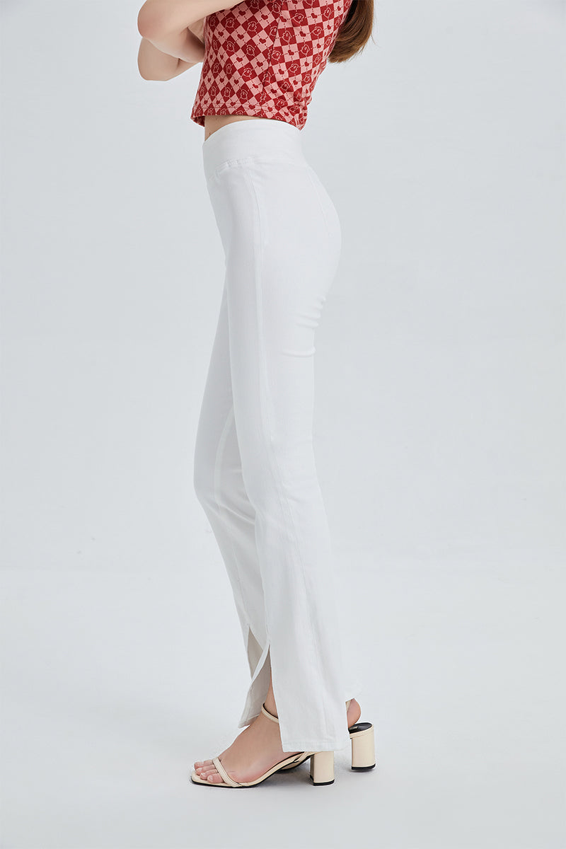 HIGH RISE FLARE JEANS BYF1073