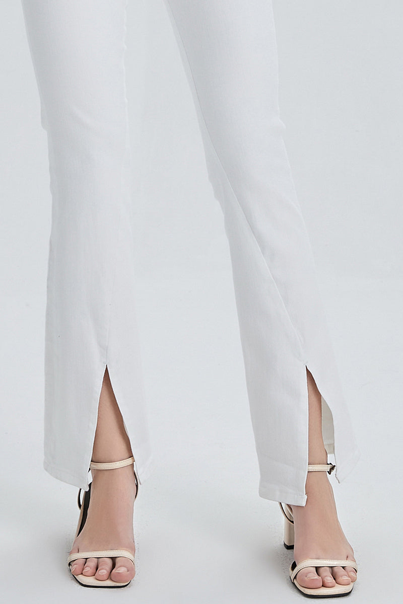HIGH RISE FLARE JEANS BYF1073