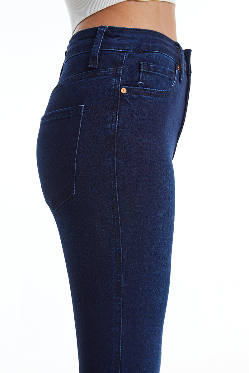 HIGH RISE FLARE JEANS BYF1105