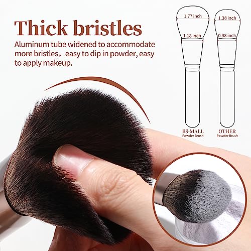 BS-MALL Makeup Brush Set 14Pcs Premium Synthetic Professional Makeup Brushes Foundation Powder Blending Concealer Eye shadows Blush Makeup Brush Kit Deep Starry Blue