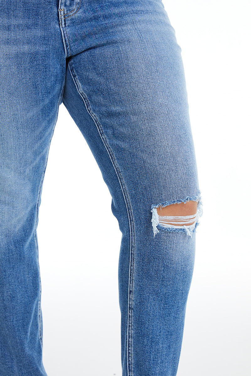 HIGH RISE CROP SKINNY JEANS BYS2119-P