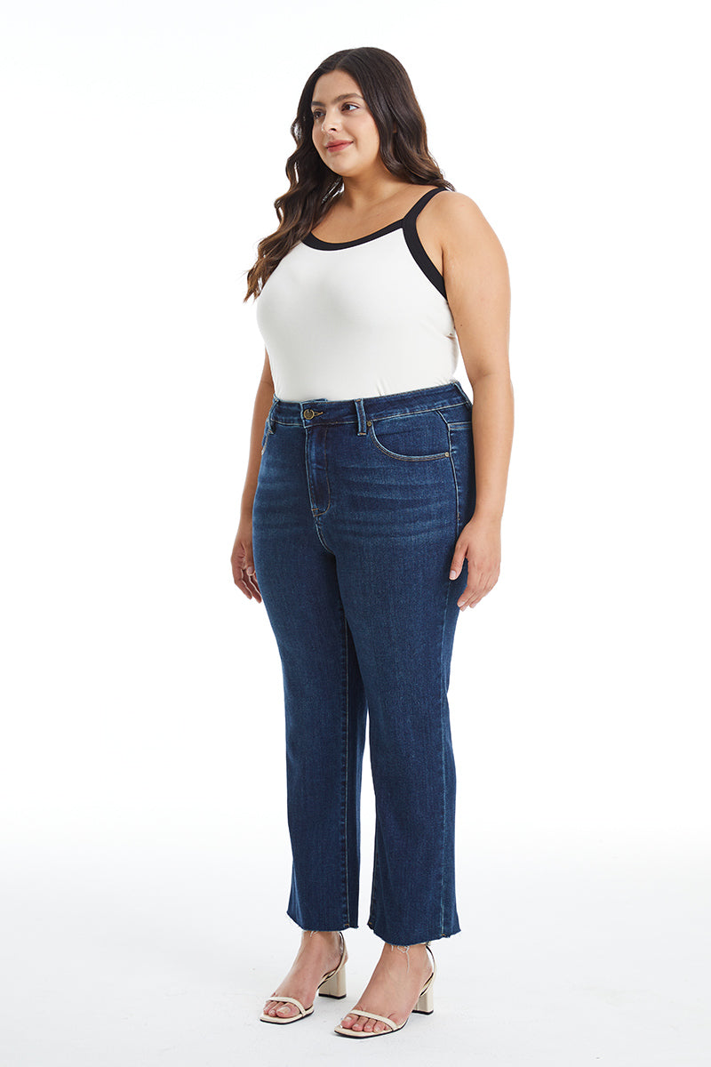 MID RISE STRAIGHT LEG JEANS BYT5001-P DB
