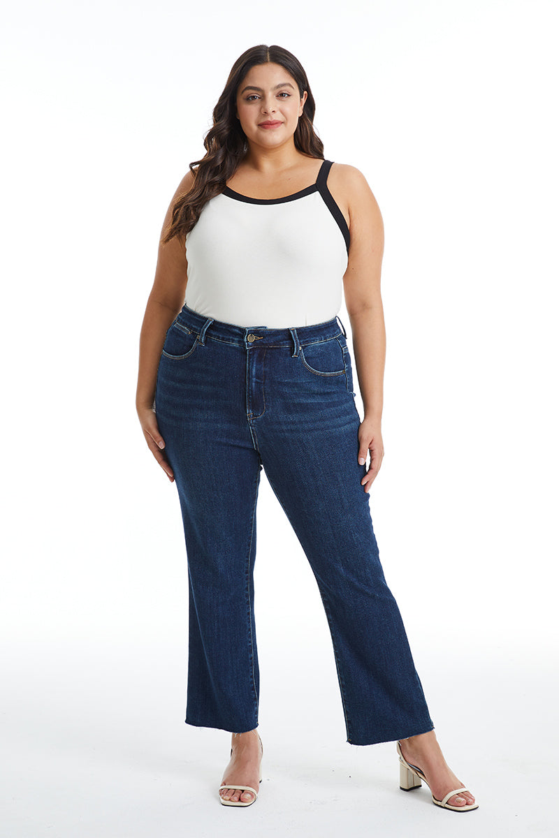 MID RISE STRAIGHT LEG JEANS BYT5001-P DB