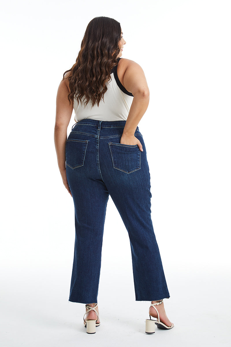 MID RISE STRAIGHT LEG JEANS BYT5001-P DB