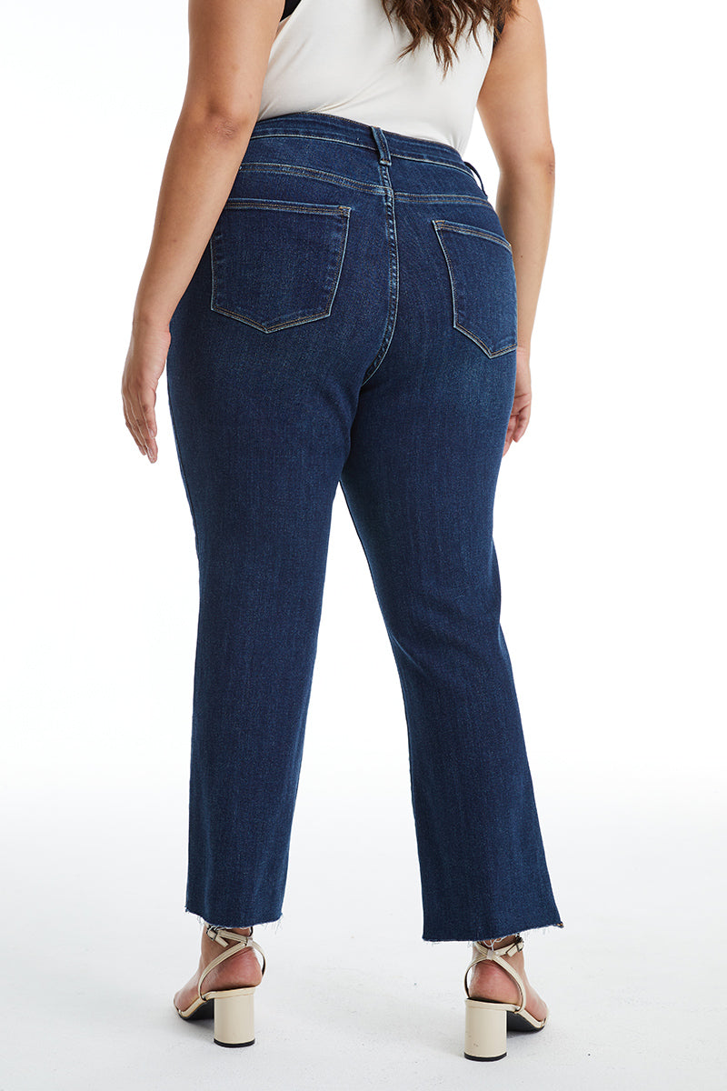 MID RISE STRAIGHT LEG JEANS BYT5001-P DB
